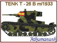 tenk tip T - 26  u nacionalistikoj slubi